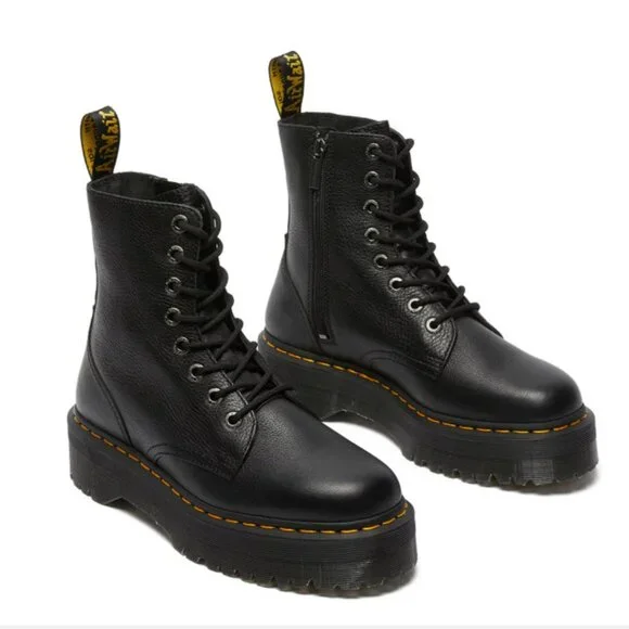 Dr. Martens Jadon III Pisa Leather Platform Boots Women’s US 5 EUR 36 UK 3 - Picture 2 of 11
